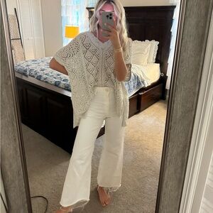 Chunky knit sweater top